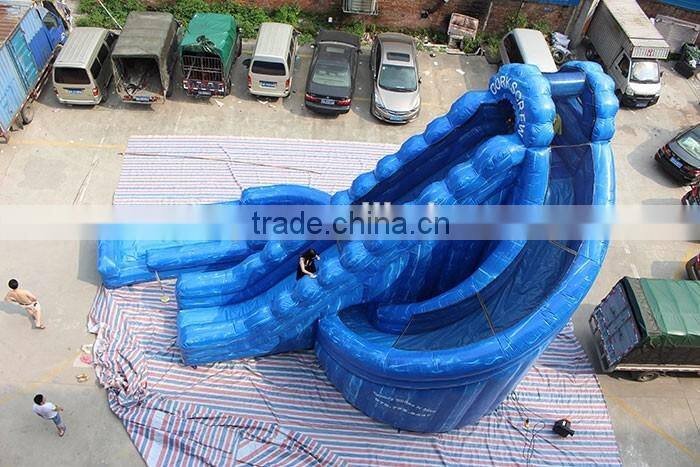 Giant inflatable water slide kids used water park slides for sale