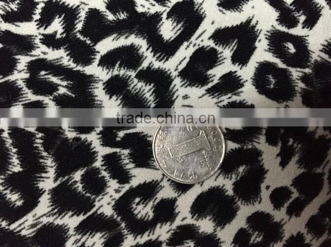 wholesale Popular leopard print linen fabric