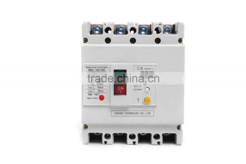 china 100a 3pole safety breaker,400V AC mccb circuit breaker