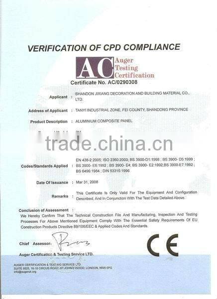 Exterior wall panel 3mm/4mm acp/acm