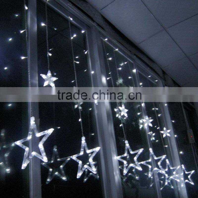 Star curtain lights LED Christmas Lights Party Wedding Led Night Lighting