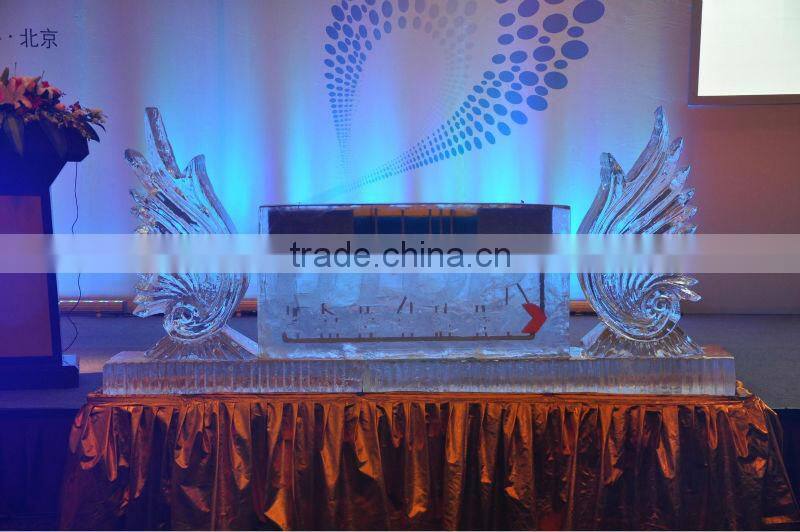 clear acrylic decoration plexiglass sculpture customized logo and design