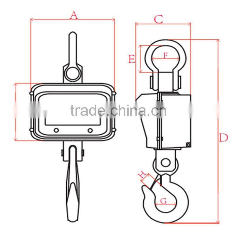 20ton electronic wireless bluetooth crane scale