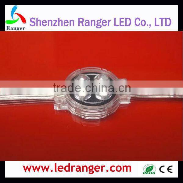 battery operated LED Pixel Module Light DMX512 with Mini Decoder Clear cover with Lens for 5050 LEDs
