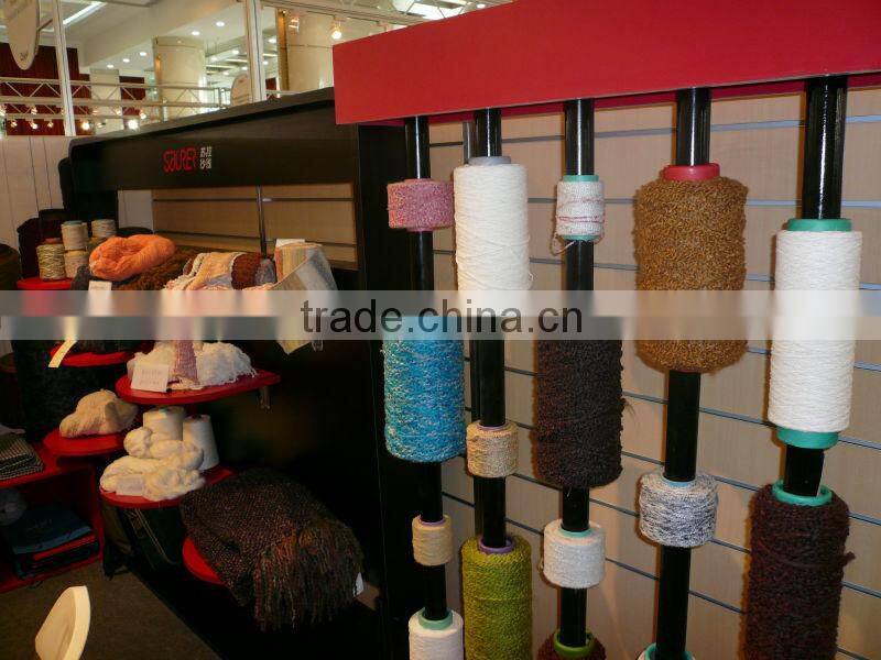 polyester black chenille yarn for knitting scarf