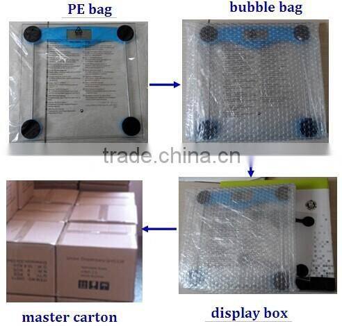 factory cheap silk printing tempered glass 150kg or 180kg weighting scales with CE RoHS PAHS 2 year warranty
