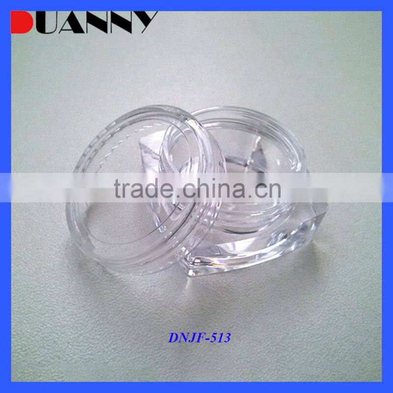 5g Square Cosmetic PS Jar Packaging,5g Square PS Jar