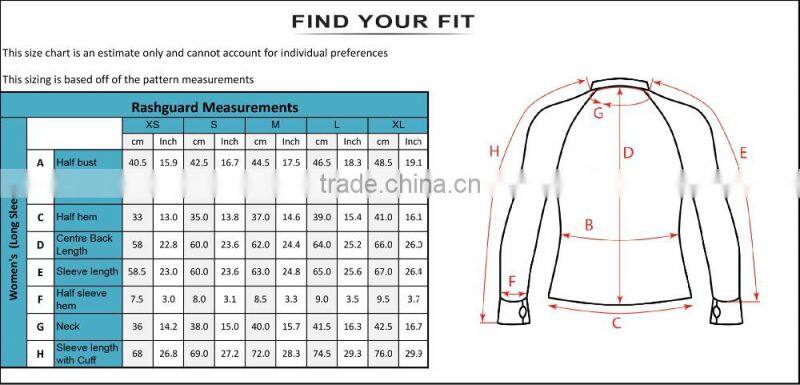 2012 latest custom printed rash-guard_mma