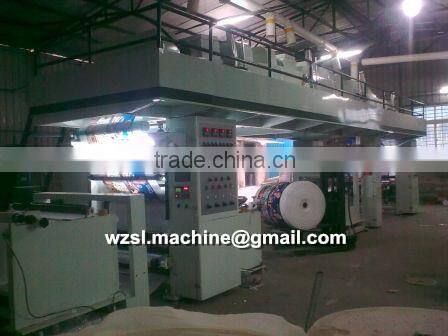 4 motors plastic film dry laminating machine