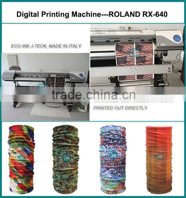 Microfiber Seamless Custom Printed Tubular Bandana