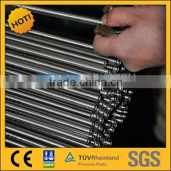 Bright stainless steel tube