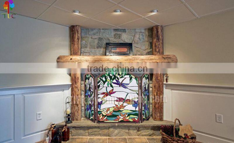 F-01 tiffany fireplace tiffany stained glass tiffany panel wholesale tiffany lamp
