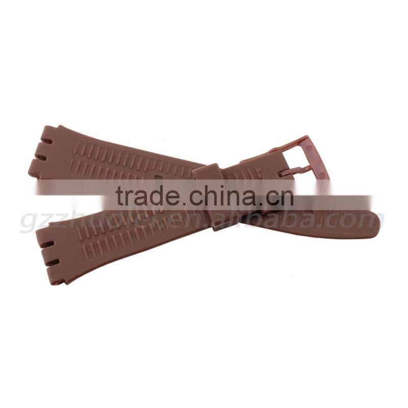 cheap multi color 17|19mm diver rubber watch strap