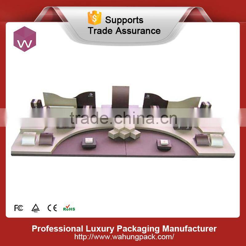 new design high quality jewellery showroom counter display