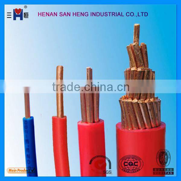 All types of good quality copper BV wires and cables