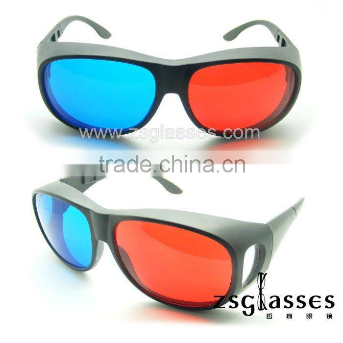 Cheap Promotional Free shipping 3D glasses for tv /DVD moive /film / game,red and blue 3d glasses,polarized 3d glasses