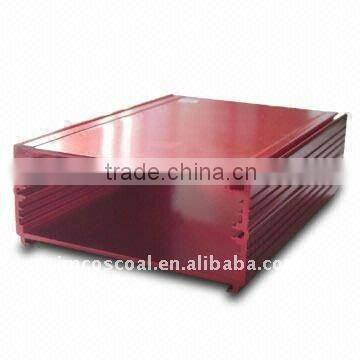 Aluminium profile for car amplifier