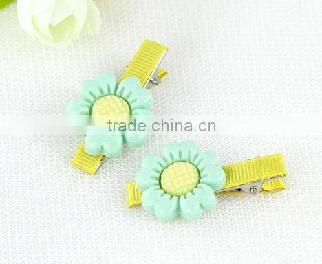 flower plastic hair clip kids hair accessories set