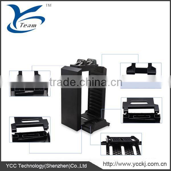 2016 New arrival for PS4 Multifunctional Storage stand kit Game disc storage tower