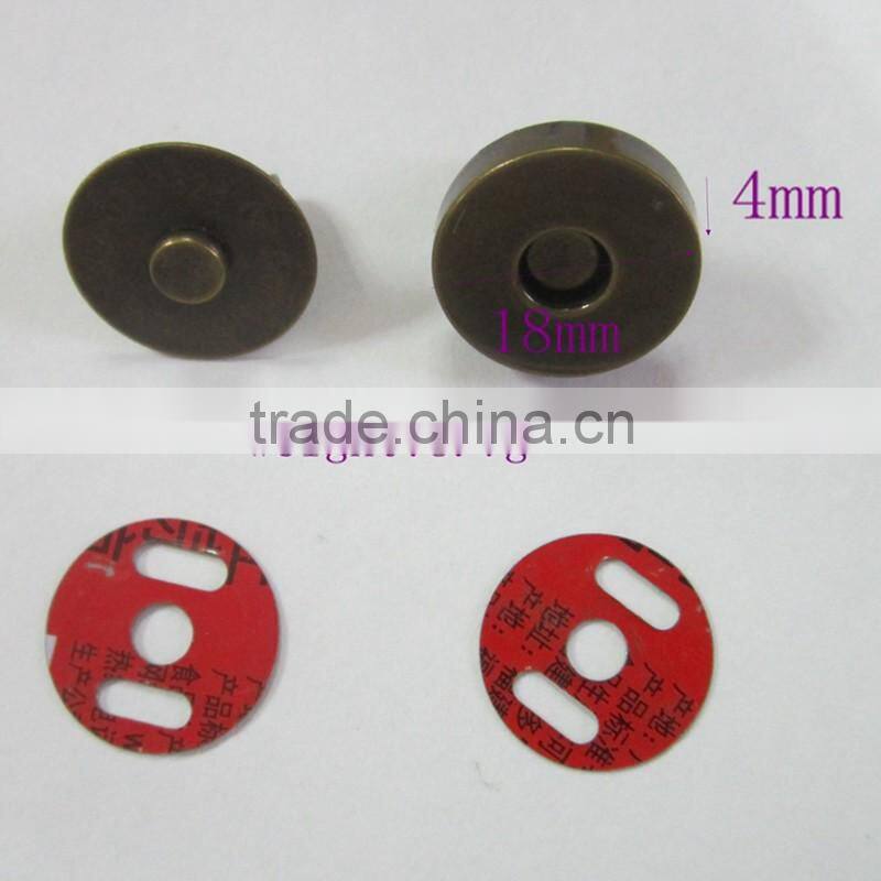 Special hot selling anti-brass copper magnetic snap button for wholesale
