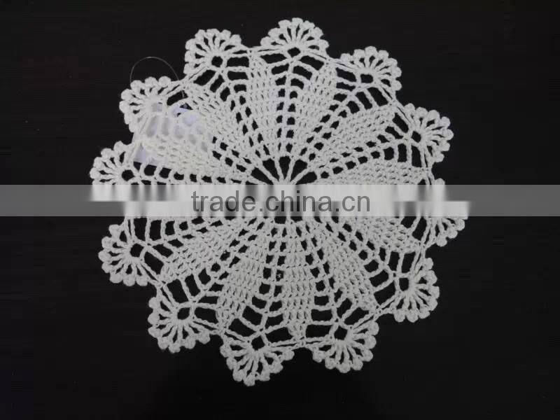 Pure color embroidered weaved placemat,
