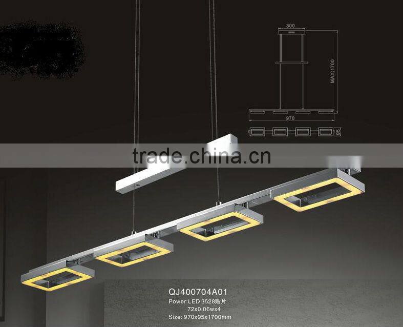 modern led chandelier lamp/led pendant lamp