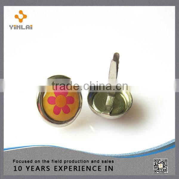 Metal scrapbooking pearl brads for decoration