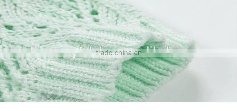 2015 new spring fashionable blouse fine pick hole hollow sleeve head bottoming sweaters for clothes of fashion