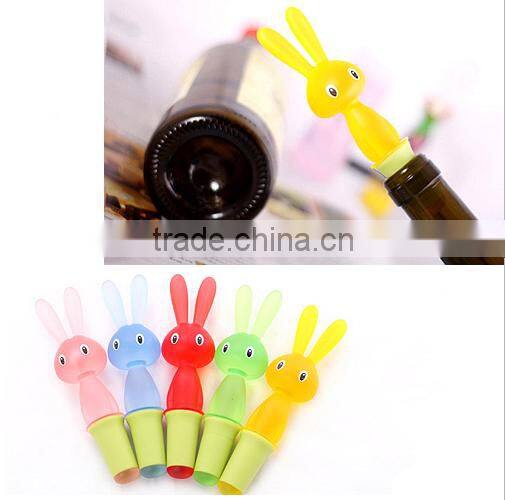 Stylish FDA Silicone Rubber Wine Bottle Stopper