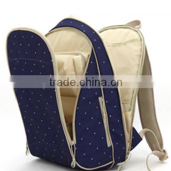 Multi Compartment and Pockets Baby Diaper Nappy Changing Backpack Bag