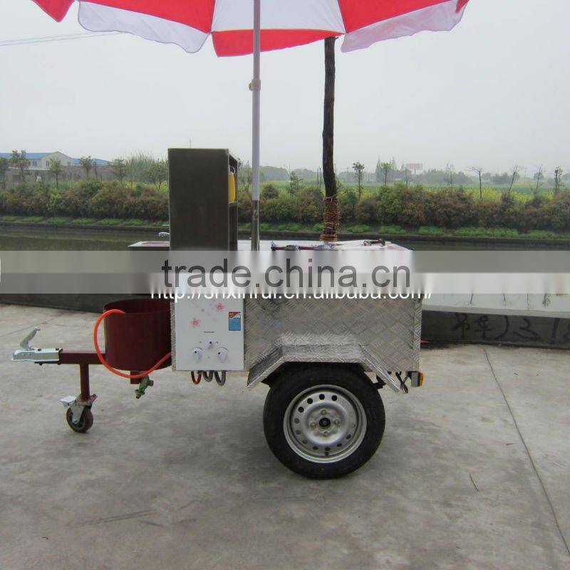 Hot Dog Cart XR-HD110 A With Big Wheels