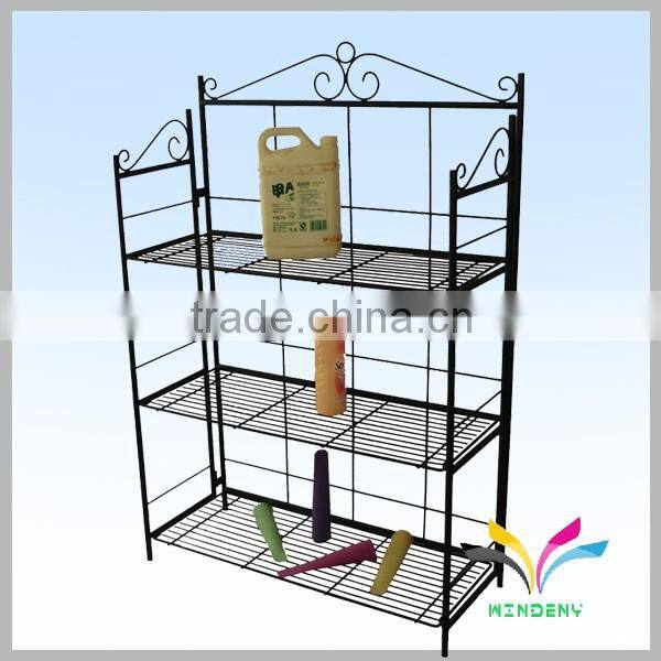 Functional Metal Supermarket Heavy Duty Storage Shelves Rack for Vegetables