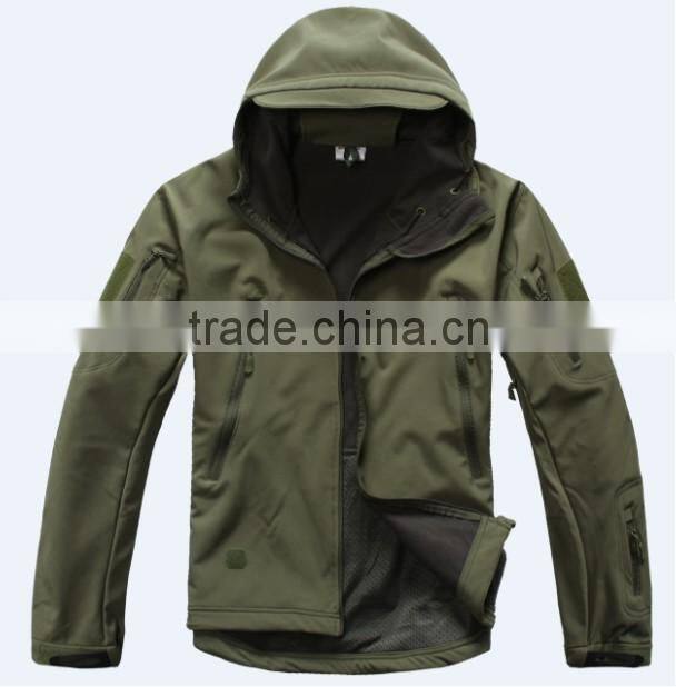 Uniseason men khaki military jacket