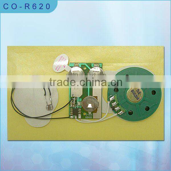 Recordable sound Module for Wedding Invitation/greeting card