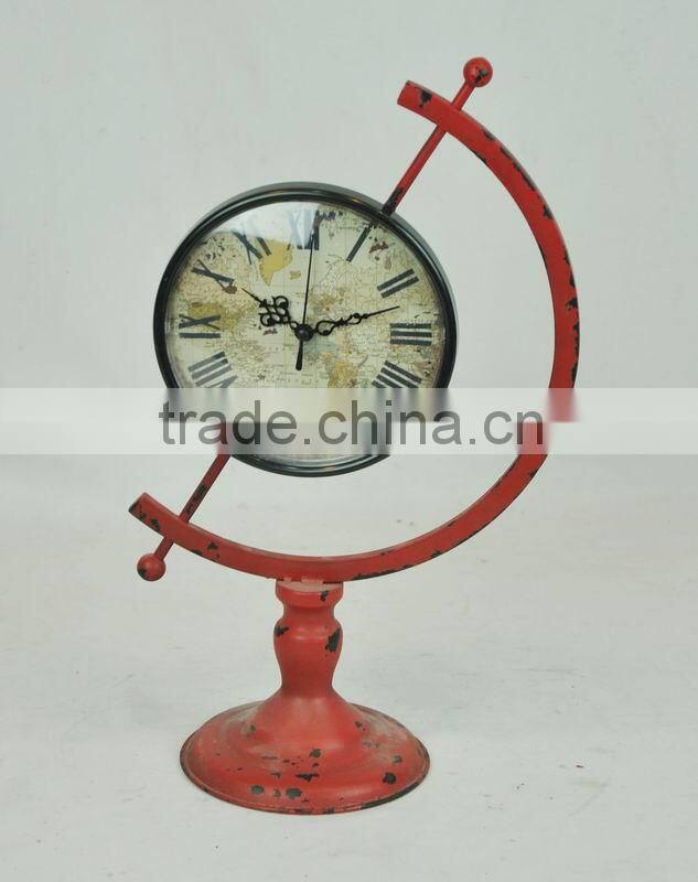 Decorative antique architectural art metal armillary clock