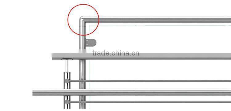 stainless steel railing connection