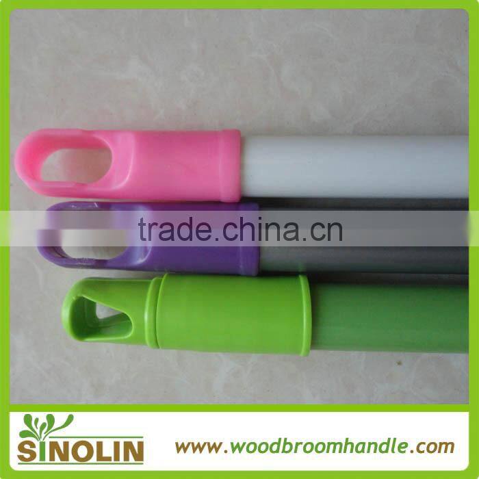 pvc coated broom metal stick , metal broom stick