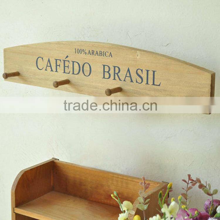 Hot sale Clothes hanger hook wooden hanger hook Children clothes wall hanger