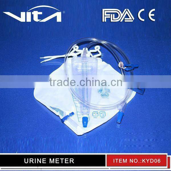 GOOD QUALITY Urine meter Drain Bag by CE/FDA/ISO Approved