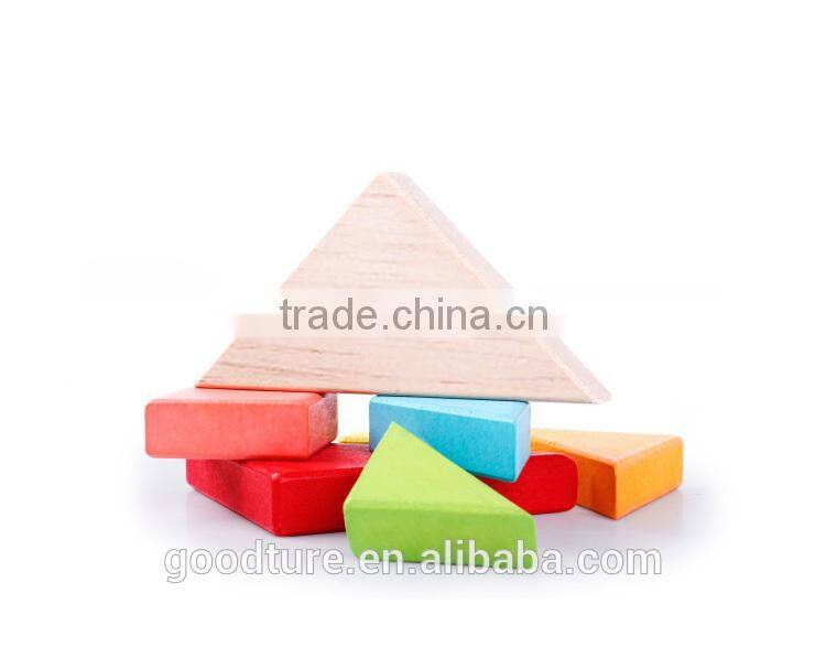2015 Hot Sale Wooden Tangram Jigsaw Puzzle