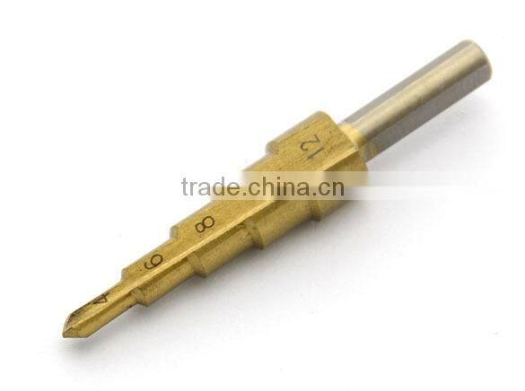 New 3Pcs Large HSS Steel Step Cone Drill Titanium Bit Set for Hole 4-12/20/32mm TK1066