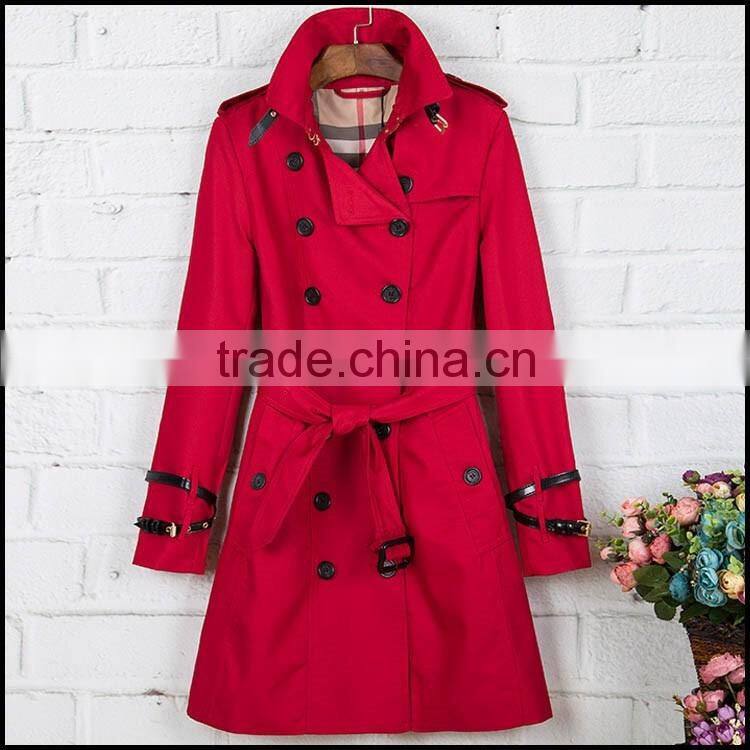 2016 latest coat designs for women and women's long coat made in china guangzhou