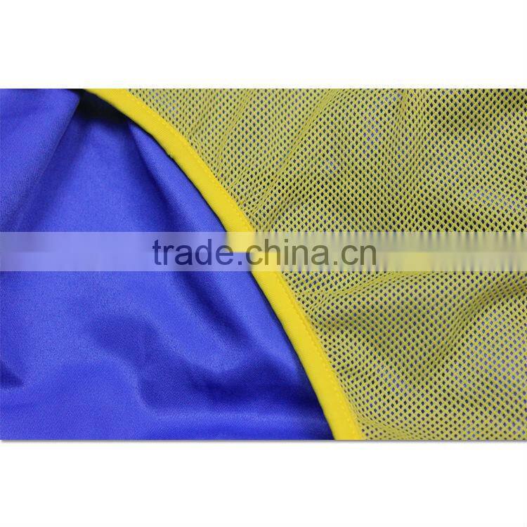 Custom design your own blank blue polyester surf shorts