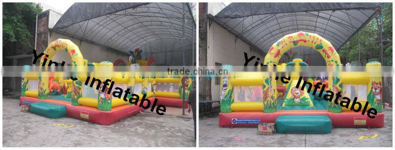 2014 new design inflatable fun city park playground