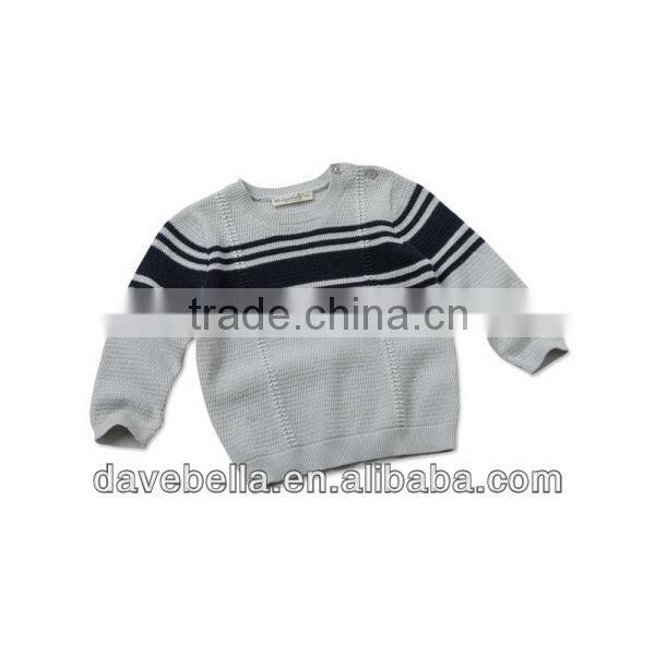 DB967 dave bella 2014spring cotton toddlers sweater infant clothes outwear baby pullover wholesale baby tops kids sweater