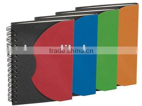 Hot sale spiral notebook with colored paper