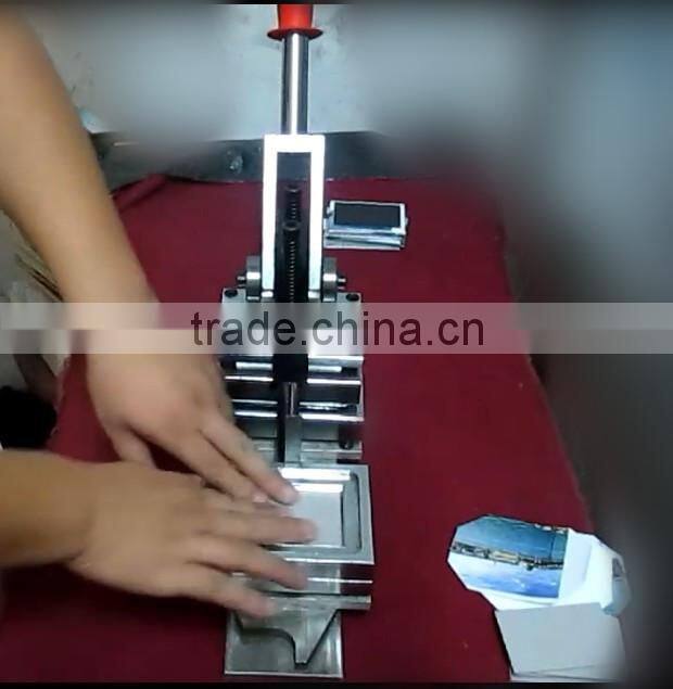 115*40mm metal rectangle Fridge Magnet Making Machine