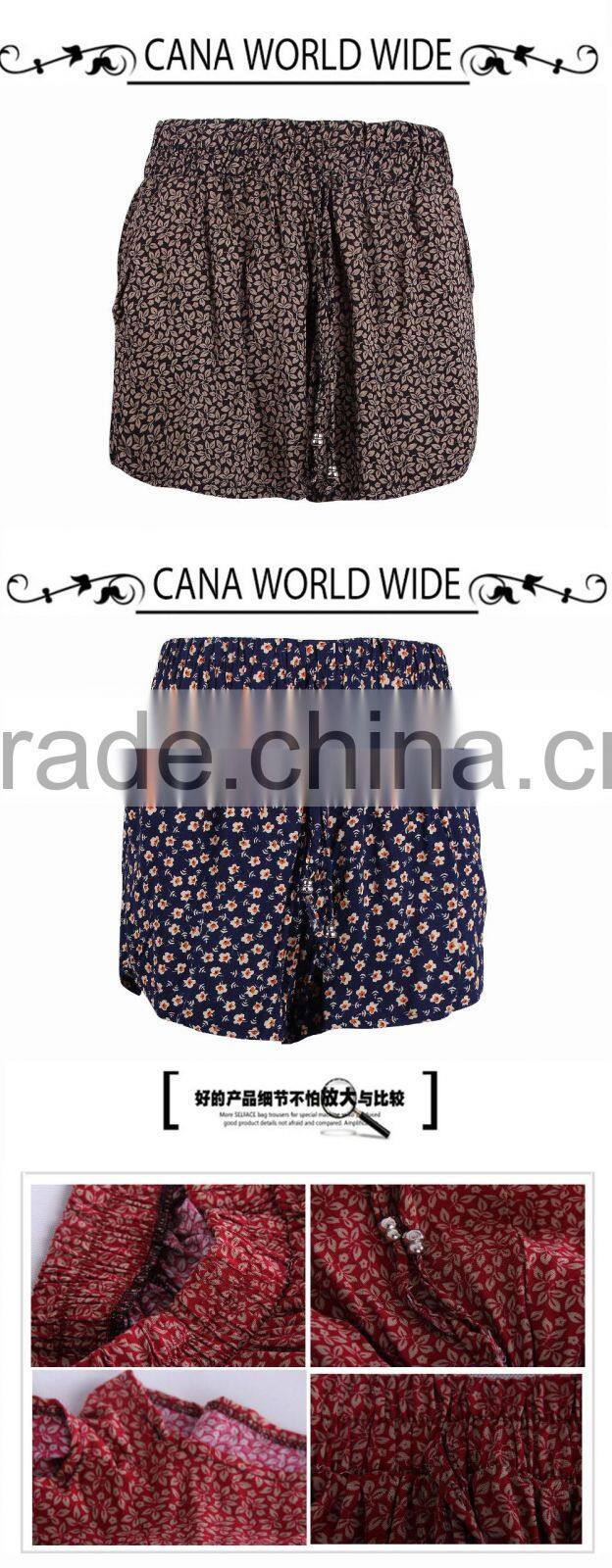 2015 new print pants for woman