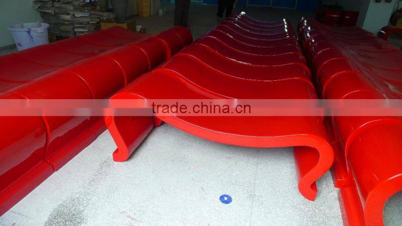 Outdoor bench by Fibreglass/waterproof bench made in China