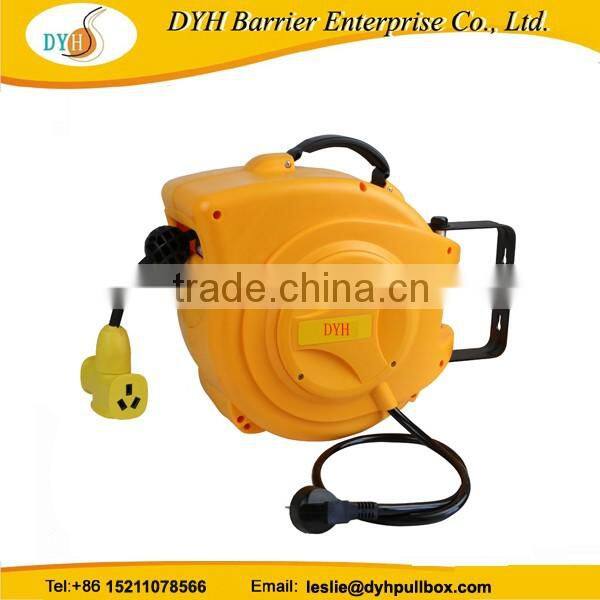 High quality 15M automatic extension cord reel cable organizer with socket